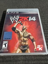 W2K14 PS3 Sony Playstation 3, Complete, Clean Disc, Wrestling Game With Manual