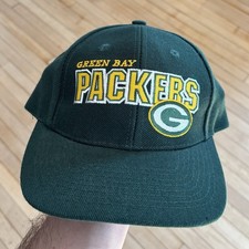 VTG 90s Green Bay Packers Sports Specialties Script Embroidered Snapback Hat