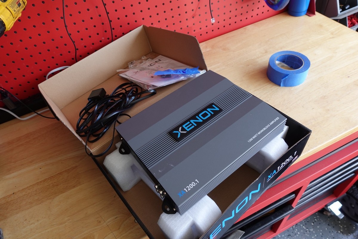 XENON Car stereo speaker subwoofer 1 Ch MONO 1200 Watt Amplifier