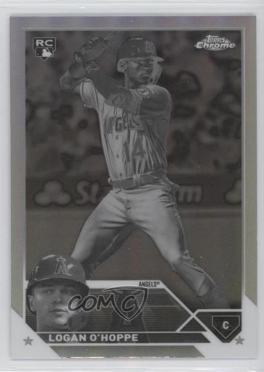 2023 Topps Chrome Negative Refractor Logan O'Hoppe #188 0fv4