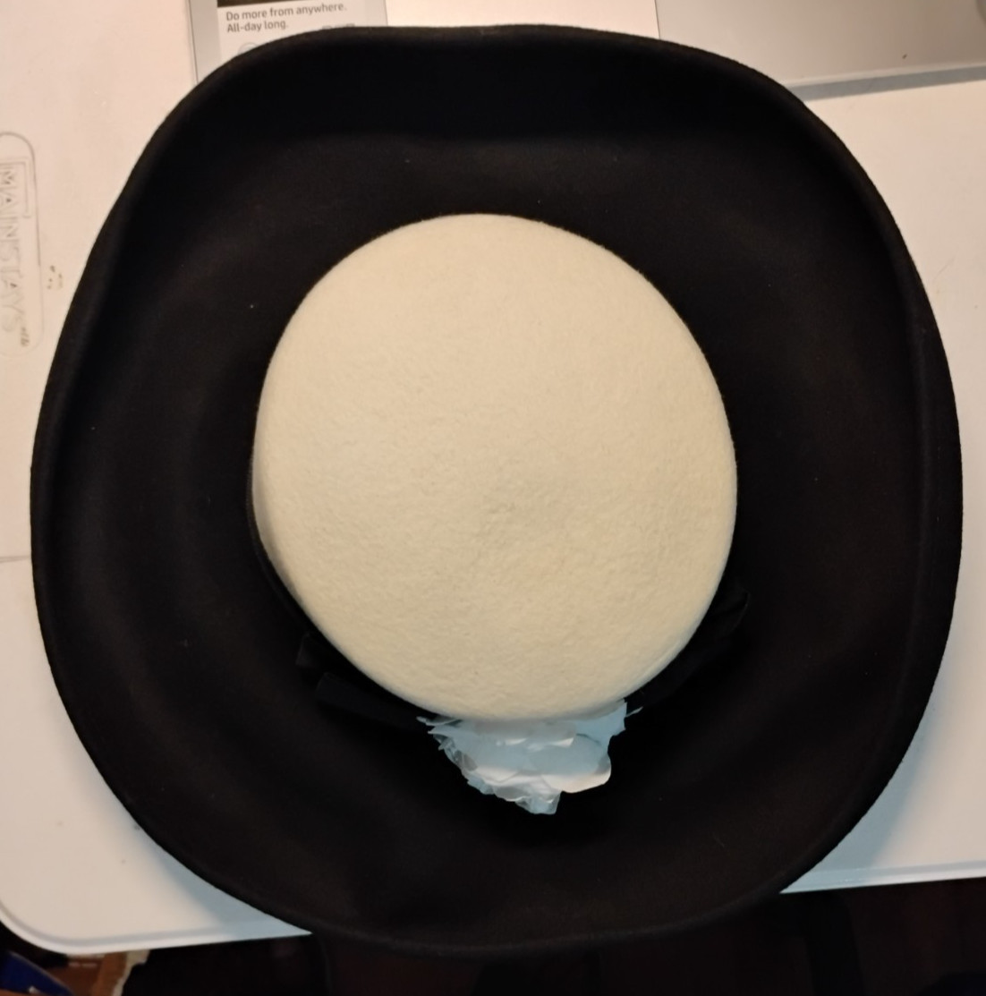 NEW.EXCLUSIVE.COLLECTABLE.RARE.VINTAGE.UNIQUE. Kathy Jeanne 100percent Woolfelt Hat image 2