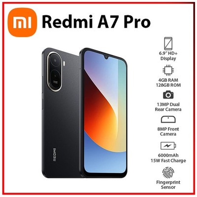 Xiaomi Redmi A7 Pro 4G 4GB+128GB BLACK Dual SIM Unlocked Android Cell Phone