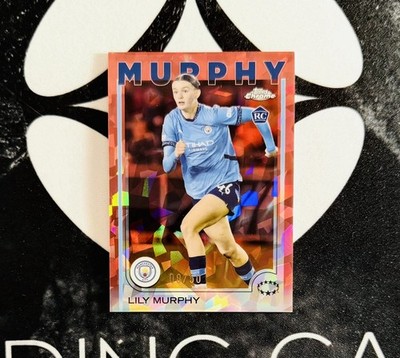 2024-25 Topps Chrome Women s UCL - Lily Murphy Rose Gold Sapphire /50 Man. City