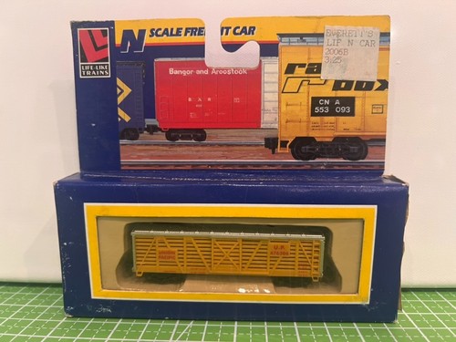 Life Like N Scale 476306 Union Pacific Cattle Stock Car #7759 EX nuevo en caja | Zustand: New