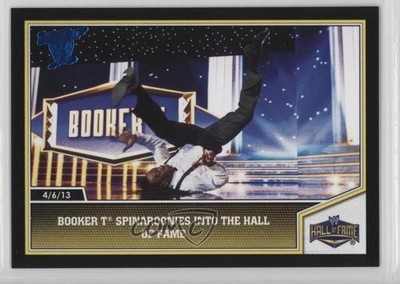 2013 Topps Best of WWE Blue Booker T spinaroonies into the Hall Fame #103 0kb5