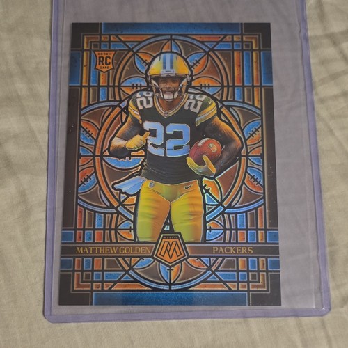 Panini 2025 Mosaic Stained Glass Oversized Matthew Golden Packers #10 RC