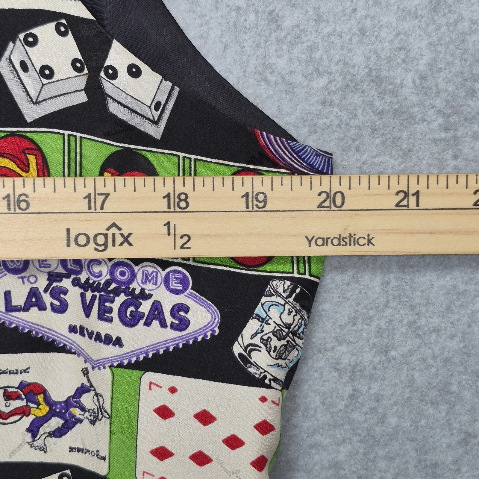 Vintage Nicole Miller Vest Mens Medium Multicolor Silk Las Vegas 1994 Casino - product detail image 7