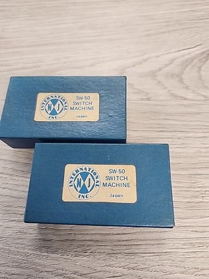  2 Vintage New Jersey International NJI  Switch MACHINES HO SCALE # SW-50 NOS