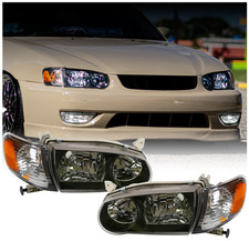 For 2001 2002 Toyota Corolla Jdm Headlight Black Housing Corner Lamps 4pcs Set For 2001 2002 Toyota Corolla Jdm Headlight Black Housing Corner Lamps 4pcs Set