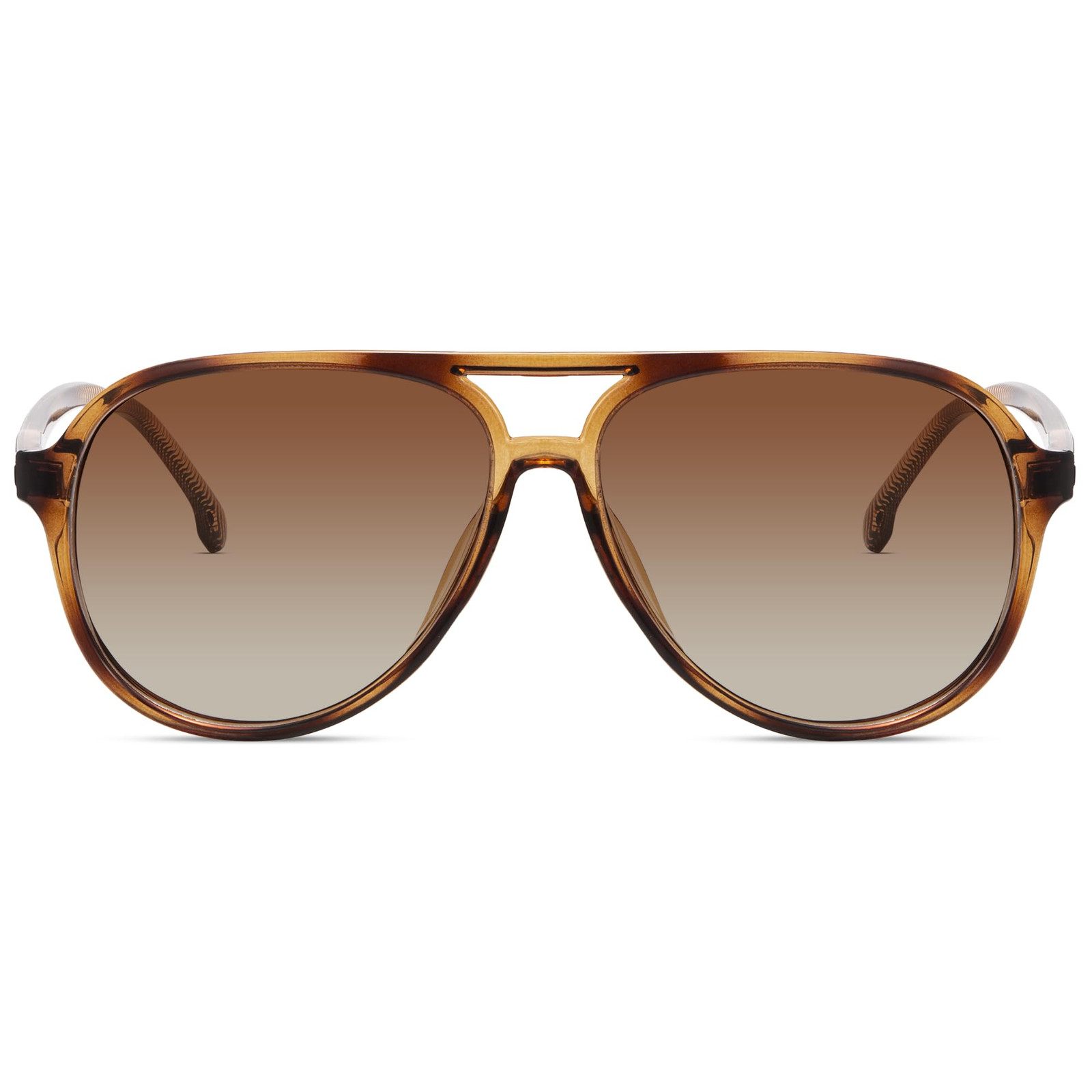 Trendy Polarized Aviator Sunglasses for Women and Men, Retro Style Unisex Sun Glasses