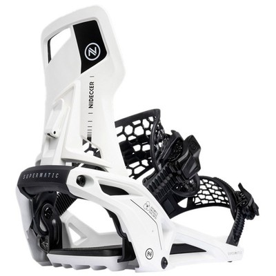 Nidecker OG Supermatic Snowboardbindung Heckeinsteiger Dual Entry Weiss NEU