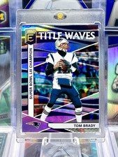 2019 Elite TITLE WAVES Holo Short Print SP #TW-1 Tom Brady New England Patriots