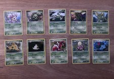 10-Card Vintage Pokemon Lot 2005-2009 EX & Platinum Scyther Sceptile Ivysaur