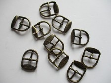 Small Brass buckles x 10