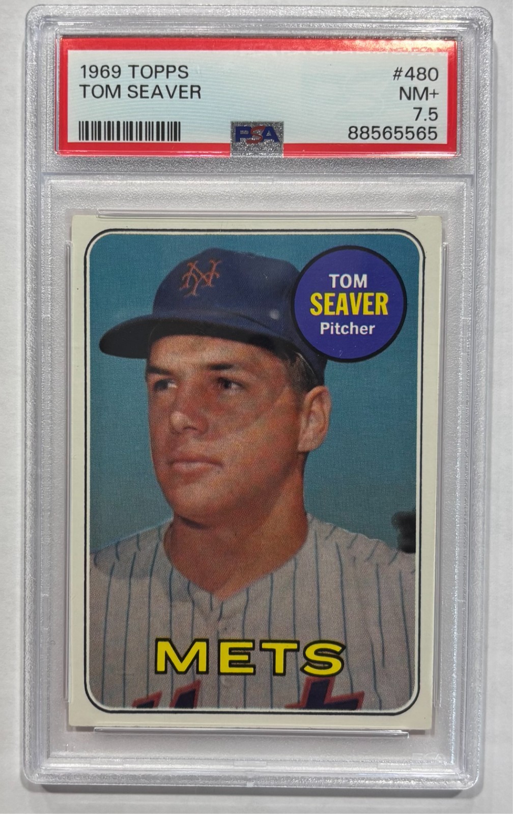 1969 Topps Tom Seaver #480 PSA 7.5 