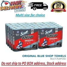 Scott Shop Towels Original Blue Shop Towels Multi-Purpose Automotive Maintenance