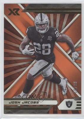2021 Panini XR Orange /99 Josh Jacobs #60 0mv0