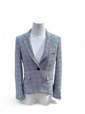 Veronica Beard Women  s Navy blue  White Blazer Work Designer - Size 0