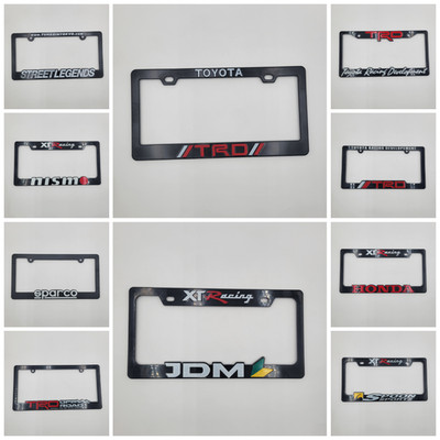 Licence Plate Frame Holder Toyota, Honda, XTR, TRD