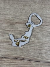 Authentic Santorini Greece Magnetic Bottle Opener