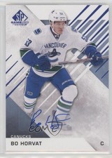 2016-17 SP Game Used Blue Auto Bo Horvat #67 Auto 0c3