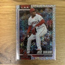 2026 Topps Series 1 Jose Soriano Confetti Parallel #319 - Angels