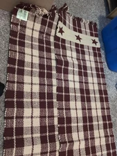 Table Runner 13x54inch Burg Farmhouse Star Runner From The Country House 2 Pack