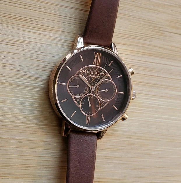 OLIVIA BURTON OB16CG84 WATCH WITH 38mm BROWNISH ROSE GOLD