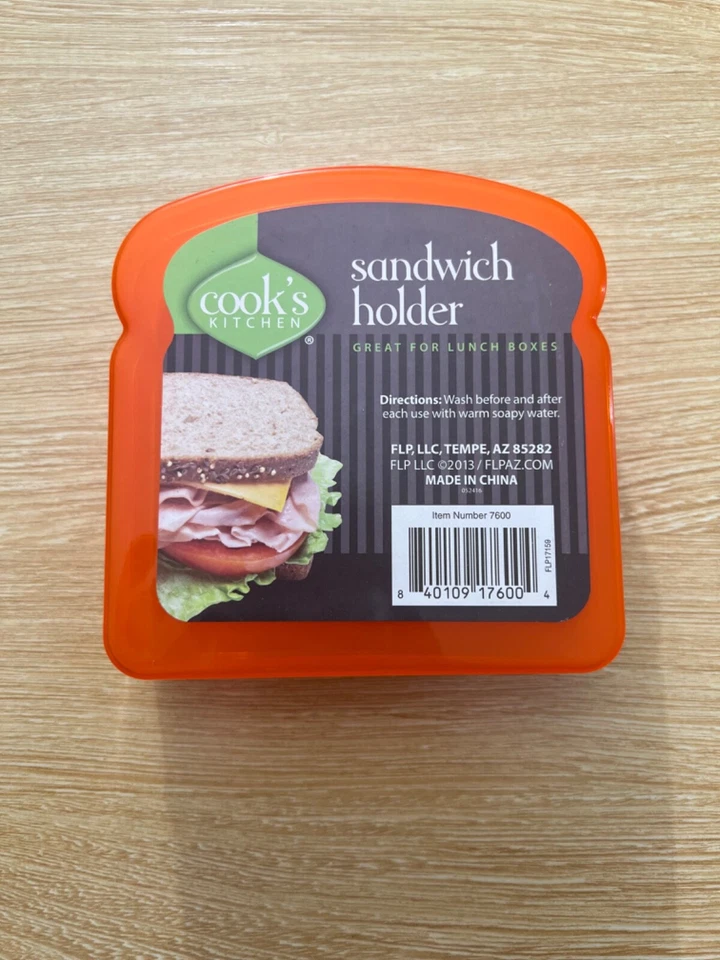 Cook’s Kitchen Sandwich Holder Lunch Packer Lot Of Three  - Image 3 of 4