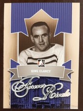 2012 - 2013 ITG Forever Rivals King Clancy #56 Hockey Card