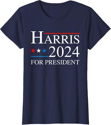 Kamala Harris 2024 For President Election Campaign Ladies' Crewneck T-Shirt