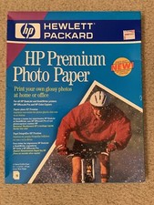 HP Premium Inkjet Photo Paper Glossy 14 Sheets 8.5 x 11" Dries Fast Made In UK