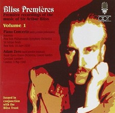 Covent Garden Royal Opera House Orchestra - Bliss Premières, Vol 1 [CD]