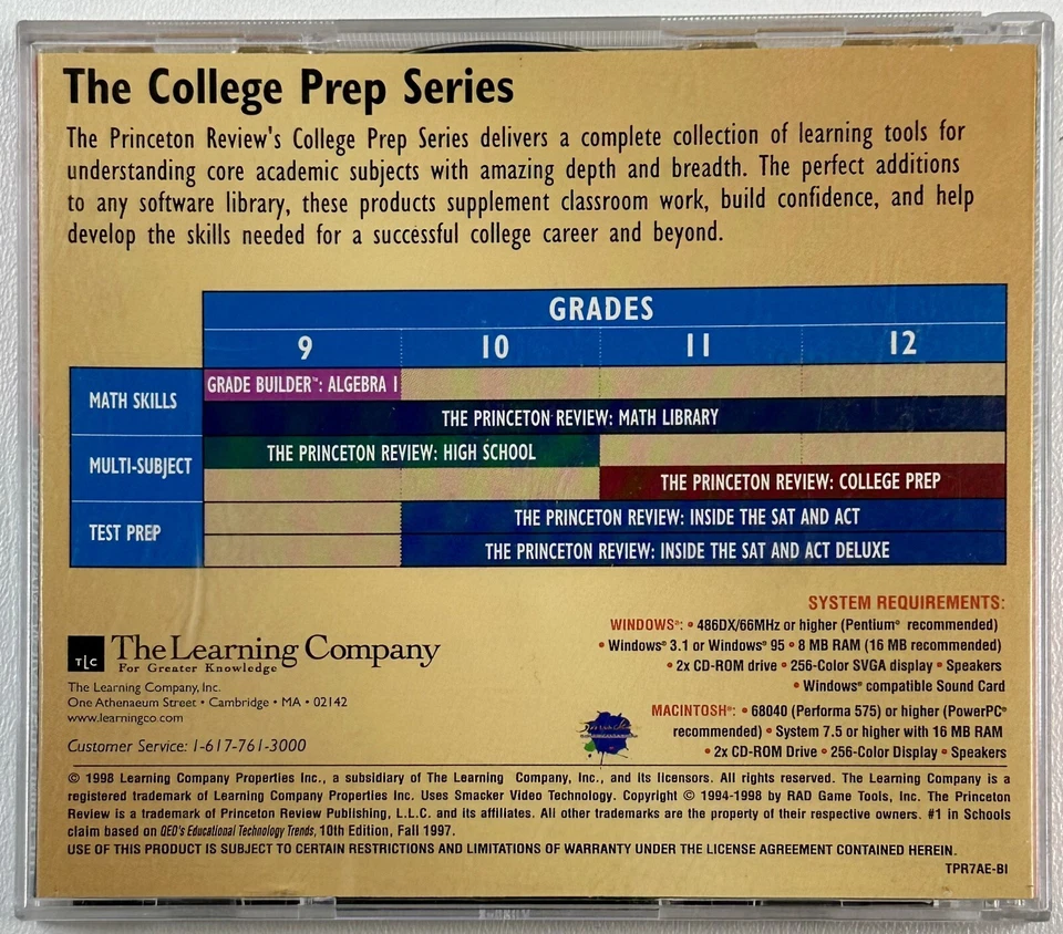 The Princeton Review : Math Library 2 Disc Windows 95 Mac Ages 14-Adult Algebra - Image 2 of 4