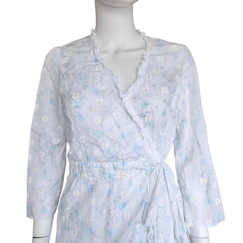 90s vintage lace peignoir set - Picture 4 of 8