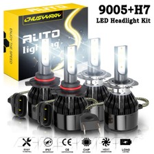 4x Led Headlight Highlow Beam Bulbs For Mazda 3 2004 2005 2006 2007 2008 2009