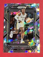 2023 Panini Prizm WNBA Ice Prizm Parallel #29 Crystal Dangerfield Dallas Wings