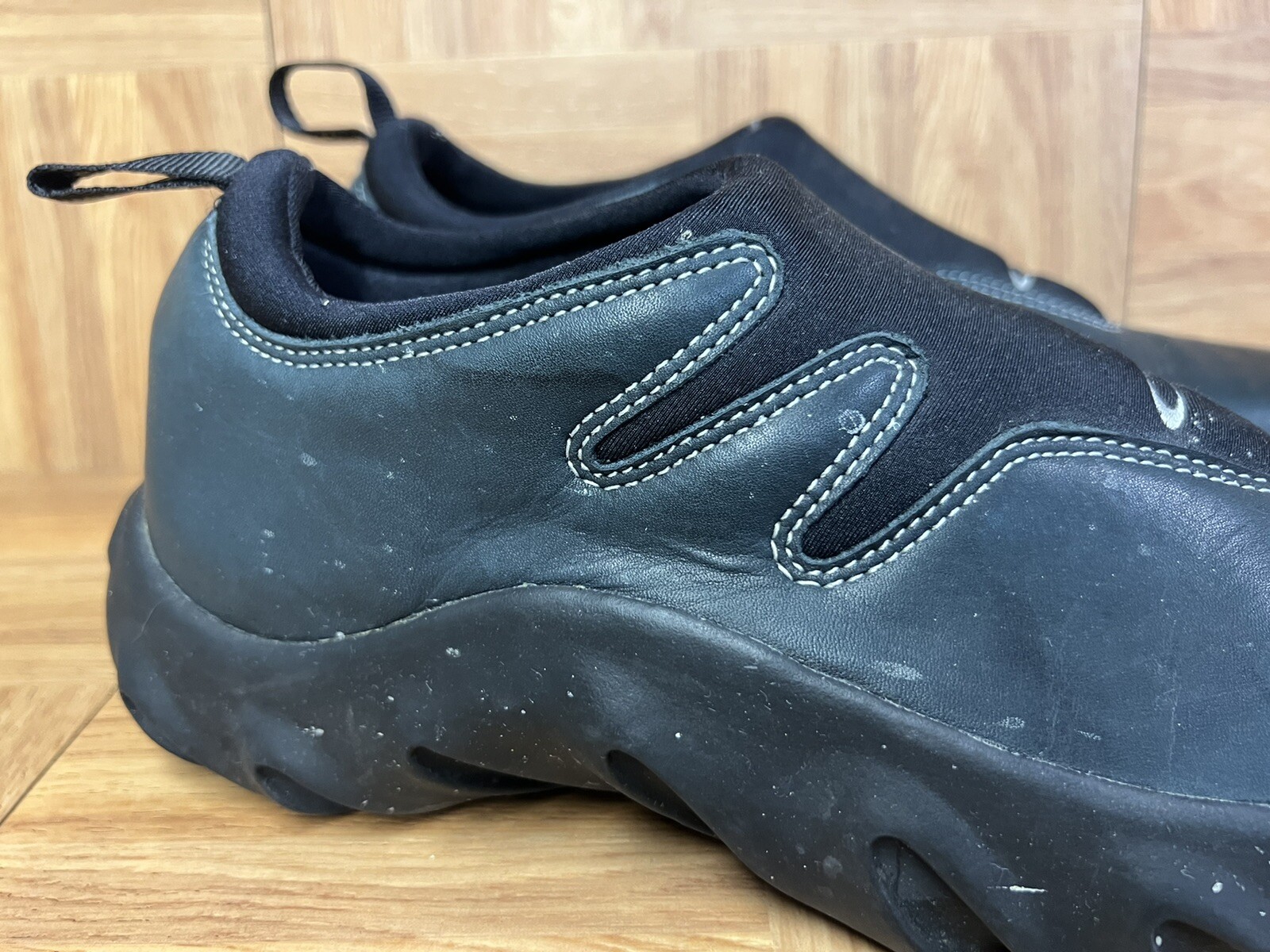 RARE🔥 Oakley Arrowhead Slip On Sport Shoe 11.5 Men's Saw Teeth Flesh Slide image 3