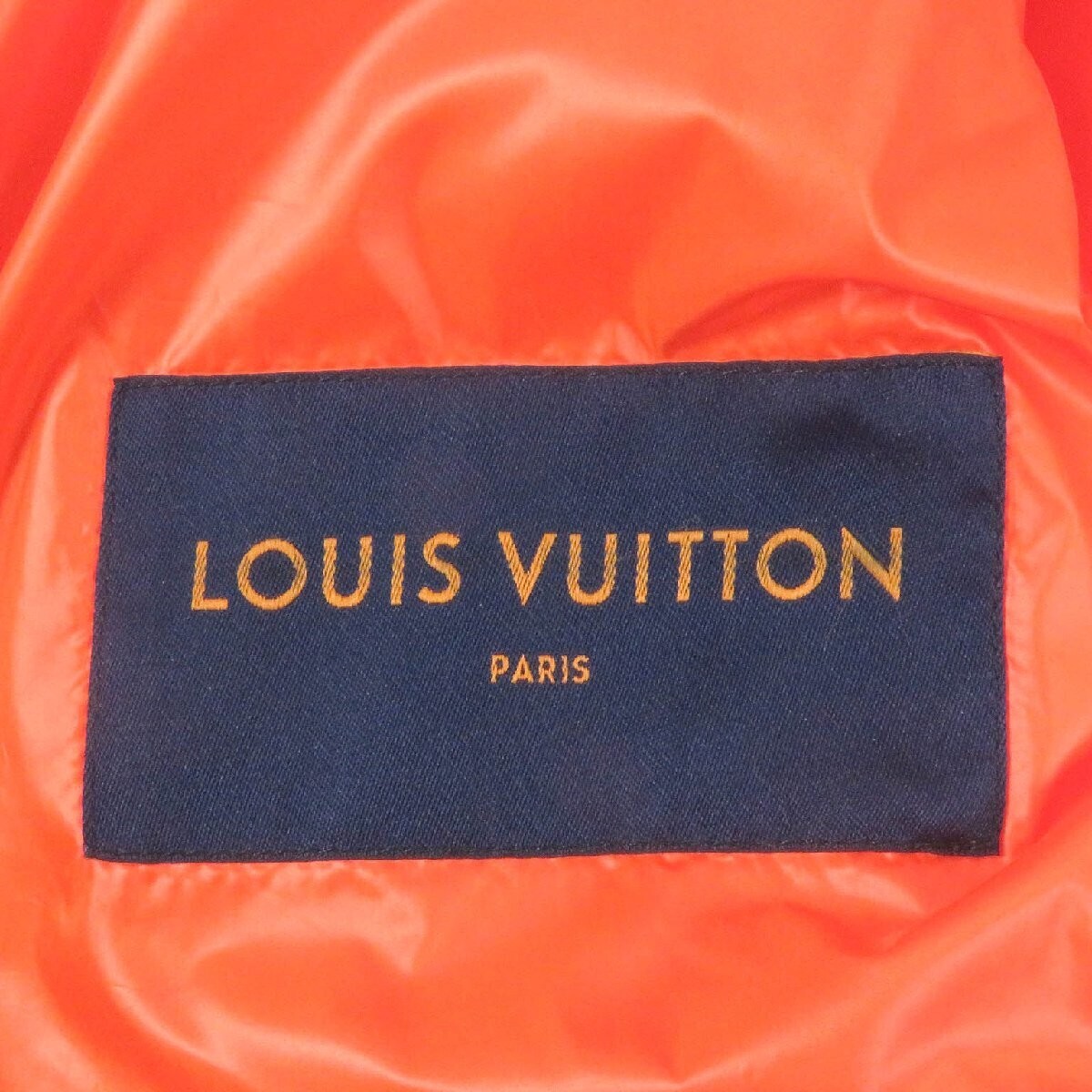 LOUIS VUITTON LV SE Monogram Flower Quilted Jacket Blouson Orange