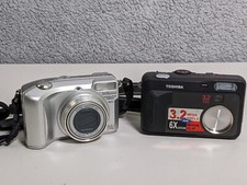 Lot of 2 Digital Camera Toshiba PDR-3300 3.2MP and Nikon Coolpix 4800 4MP