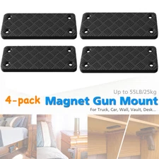 4-Pack Magnetic Gun Racks & Holders Easy Concealed In Car, Truck & Home 55lbs US