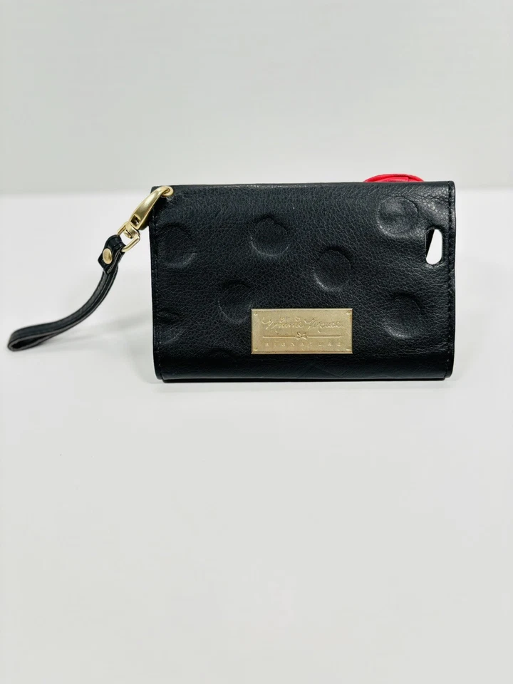 Disney iPhone 6 Minnie Mouse Leather Bow Wristlet Magnet Wallet Phone Case - Image 2 of 4