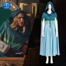 Thor 4 Love And Thunder Jane Foster Cosplay Outfit Cloak Women Halloween Cape
