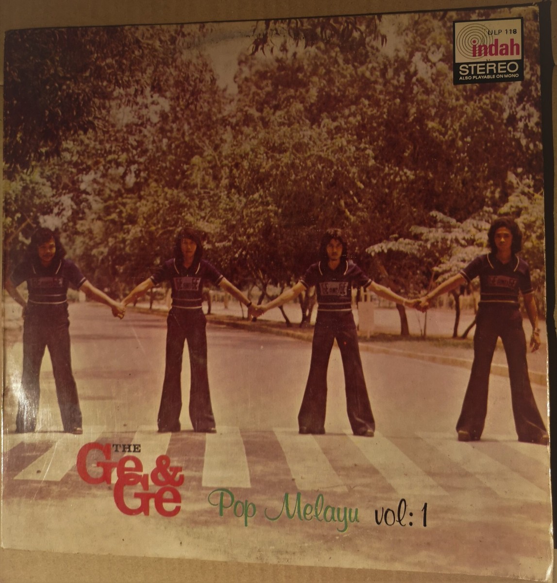 【レア】The Ge & Ge – Pop Melayu Vol:1 GE & GE - Pop Melayu Vol: 1 Indonesia psych LP Indah
