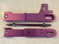 Razor MX650 SX500 Bolt on Swing Arm Extension Kit 4"- 5" Purple Anodized