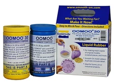 Smooth-On Silicone Mold Making, Liquid Rubber OOMOO 30, Easy to Use - Trial Size