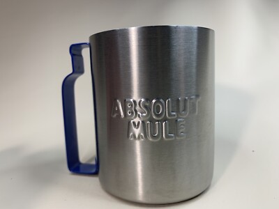 Absolute Vodka Silver Tin Cup ''Absolute Mule''