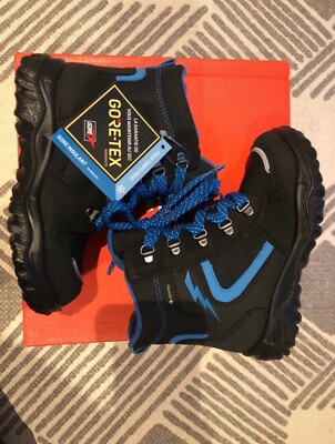 Superfit Husky 1 Schnürstiefel Snowboot Winterstiefel gefüttert blau schwarz 26