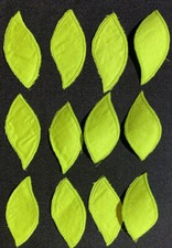 Lot Of 12 Small Vintage Leaves Embroidery Appliqu  Sew On  Iron On Patches