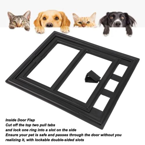 Pet Screen Door Professional Bite Resistant Free Access Lockable Dog Screen Door